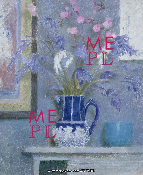 : Vase of Flowers ' on mantlepiece : Vase of Flowers ' on mantlepiece