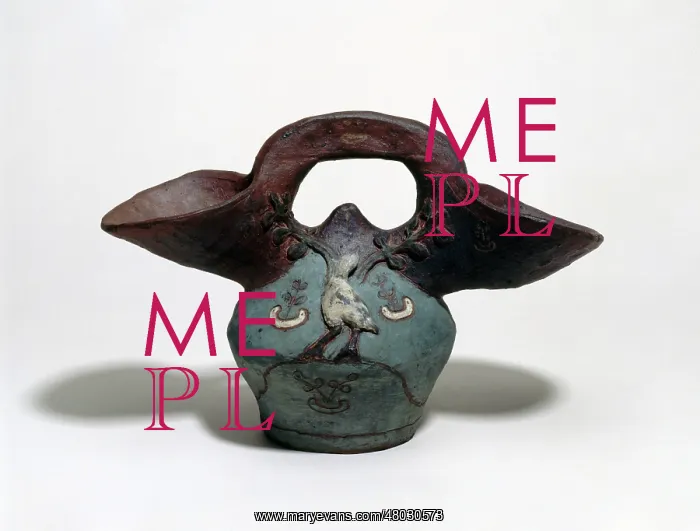 : Vase with two mouthpieces, by Gauguin : Vase with two mouthpieces, by Gauguin