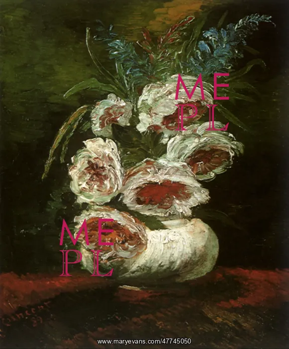  : Vase with Peonies, by Van Gogh