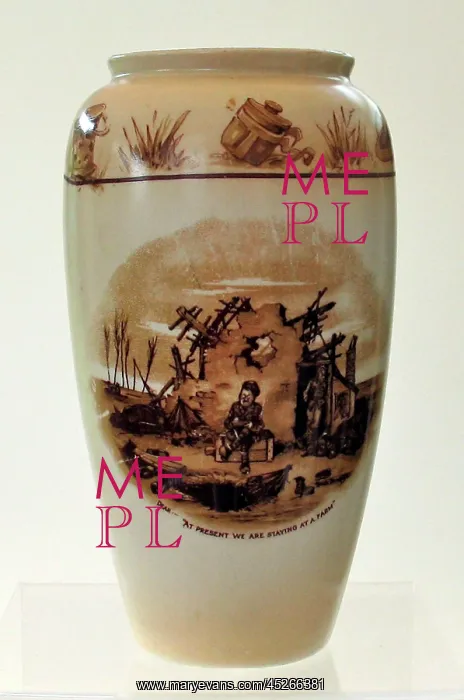 : Vase - A Souvenir of the Great War : Vase - A Souvenir of the Great War