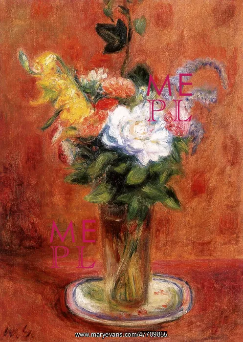 : Vase with White Rose