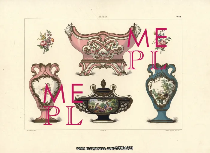  : Vases and jardiniere