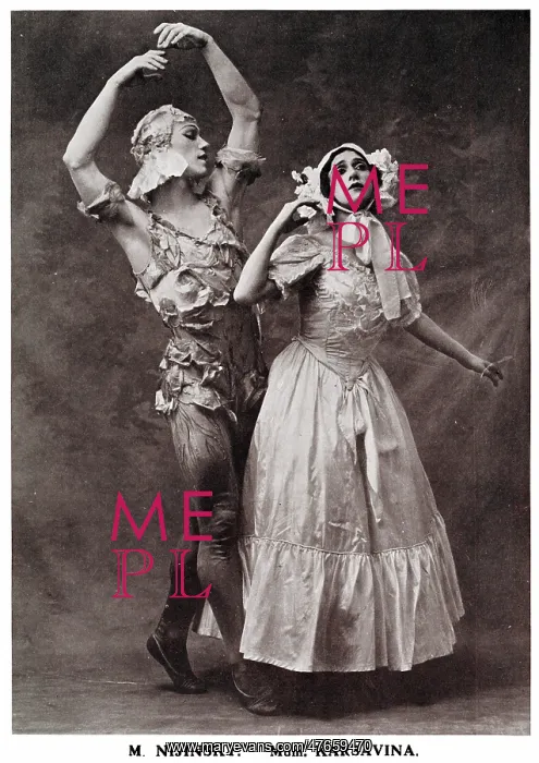 : Vaslav Nijinsky and Tamara Karsavina : Vaslav Nijinsky and Tamara Karsavina