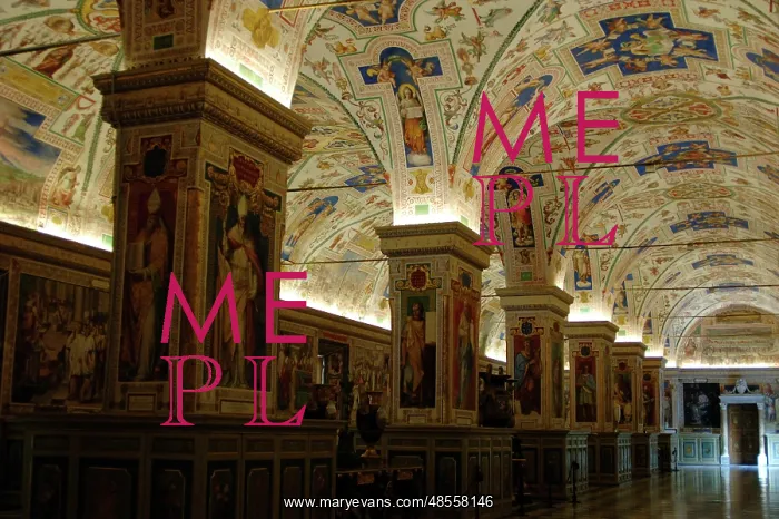  : Vatican Library. Interior. Vatican City