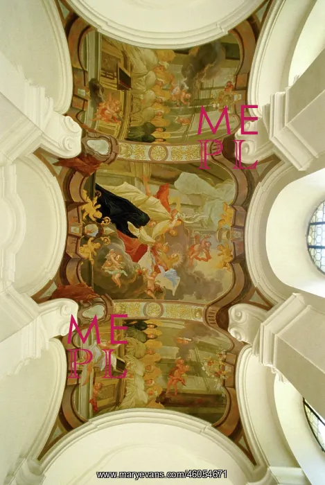 : Vaults of the church of Doksany : Vaults of the church of Doksany