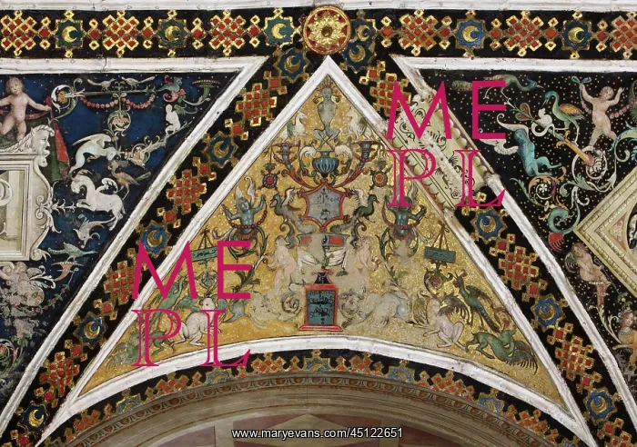 : Vaults, Piccolomini Library, Siena Cathedral : Vaults, Piccolomini Library, Siena Cathedral