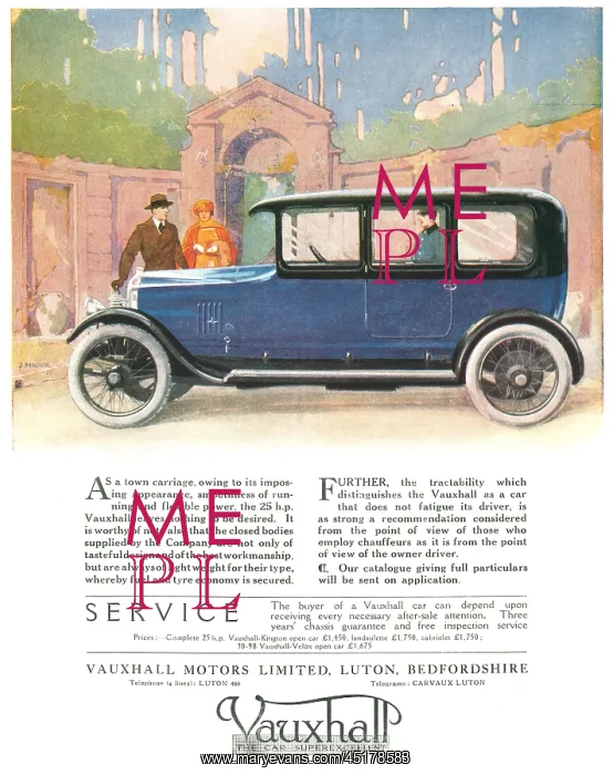 : Vauxhall Advertisement : Vauxhall Advertisement