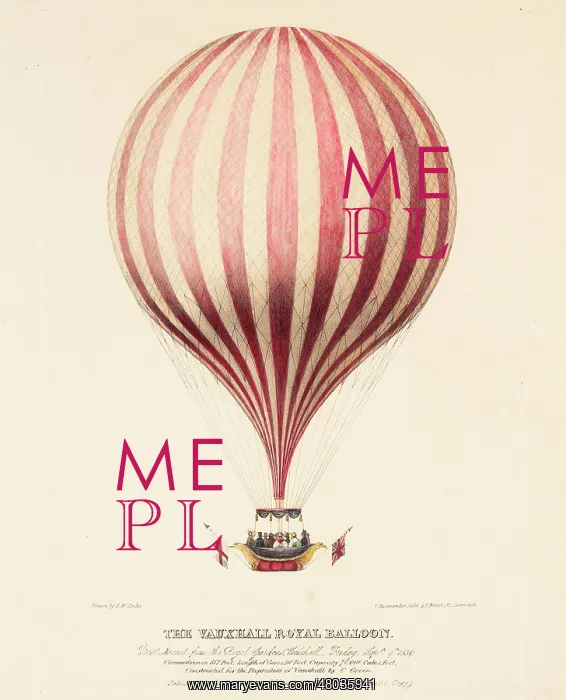 : Vauxhall Royal Balloon ascent : Vauxhall Royal Balloon ascent