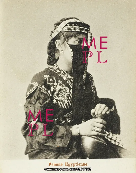 : Veiled Egyptian Lady : Veiled Egyptian Lady