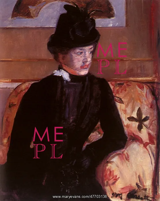 : Veiled Woman, by Cassatt : Veiled Woman, by Cassatt