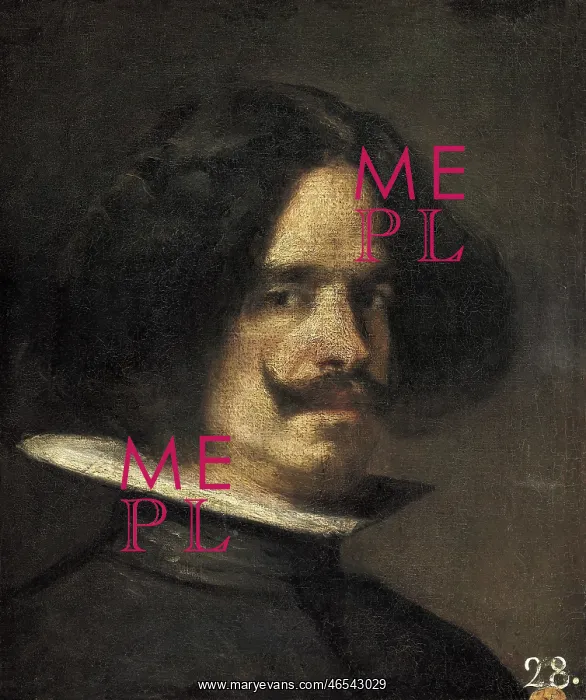 : VELAZQUEZ, Diego Rodriguez de Silva, self-portrait (detail) : VELAZQUEZ, Diego Rodriguez de Silva, self-portrait (detail)