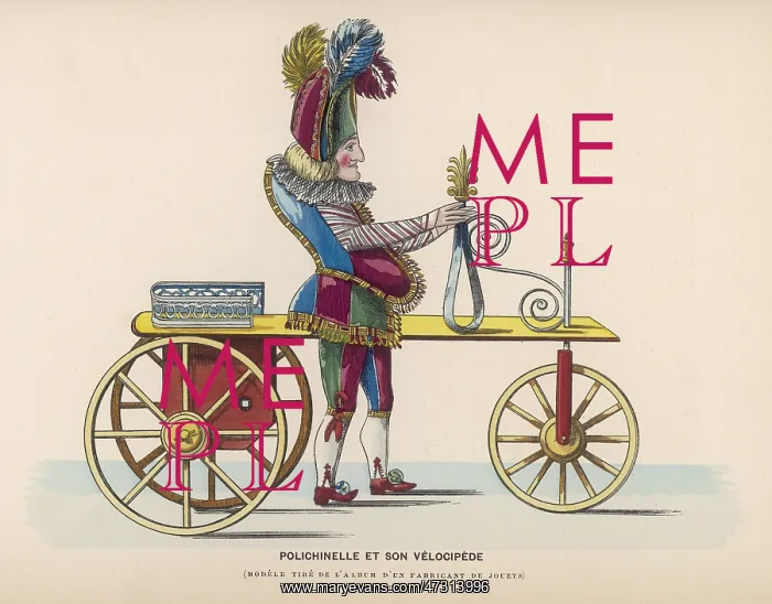 : Velocipede toy, - circa 1819 : Velocipede toy, - circa 1819