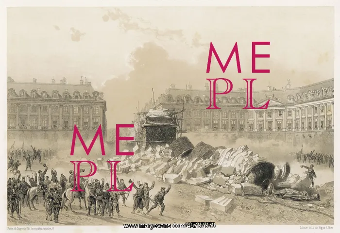 : VENDOME COLUMN DOWN : VENDOME COLUMN DOWN