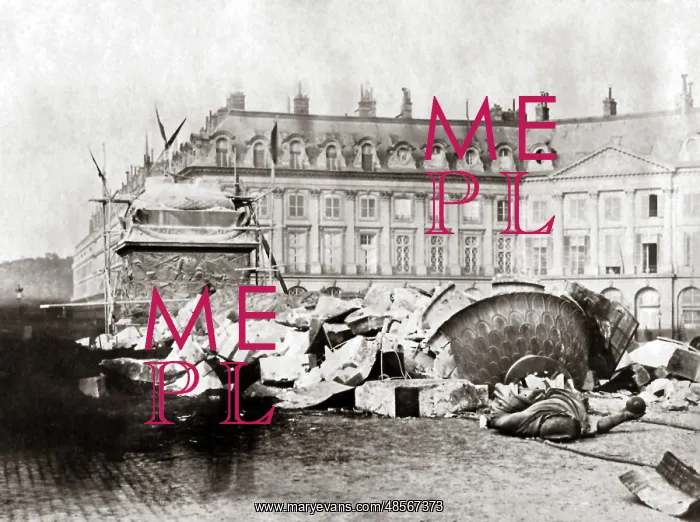  : Vendome Column, Paris Commune, 1871