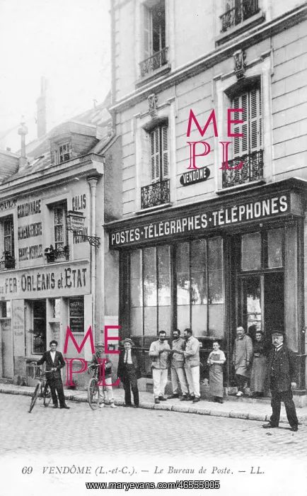 : Vendome, France - Post Office : Vendome, France - Post Office