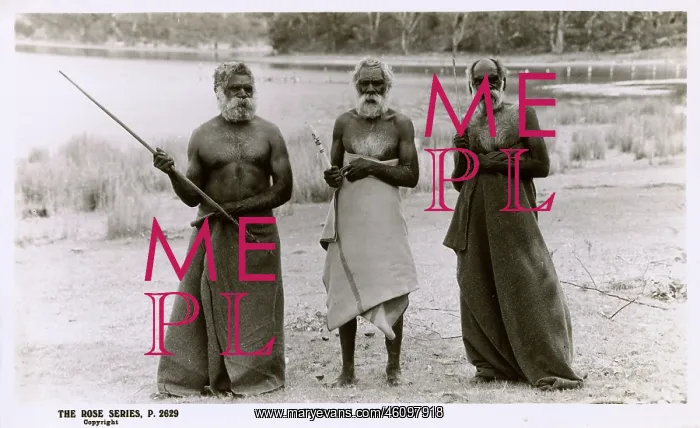 : Three Venerable Australian Aboriginal Elders : Three Venerable Australian Aboriginal Elders