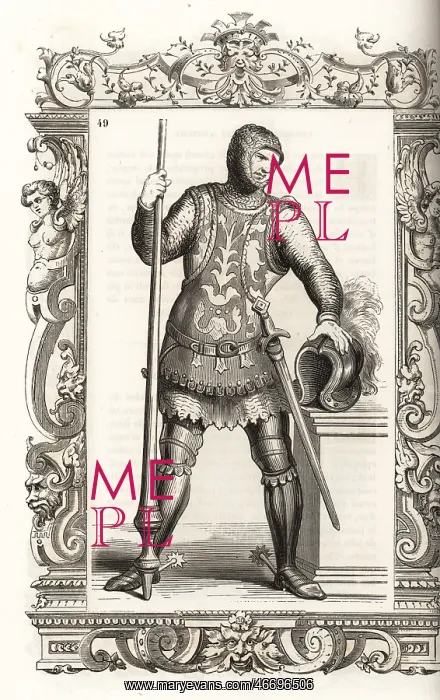 : Venetian in armor of the 12th century : Venetian in armor of the 12th century