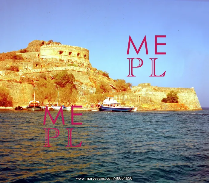 : Venetian fortress, Spinalonga, Crete : Venetian fortress, Spinalonga, Crete