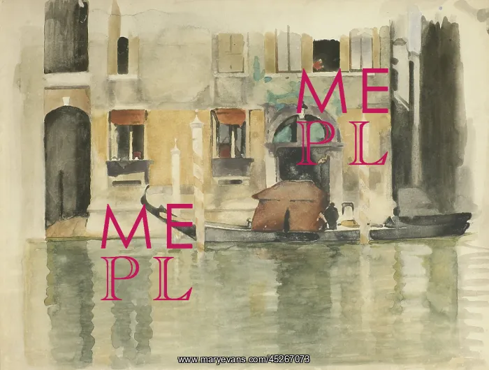 : Venetian Gondola in Front of a House : Venetian Gondola in Front of a House