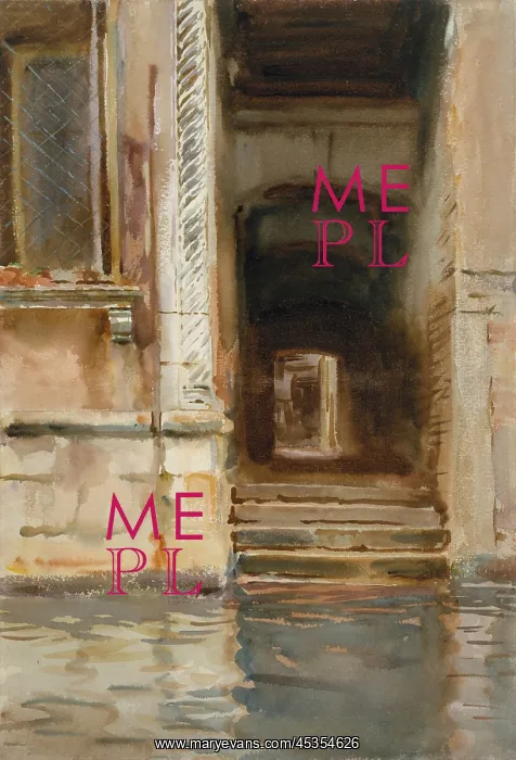 : VENETIAN PASSAGEWAY, by John Singer Sargent, 1905 : VENETIAN PASSAGEWAY, by John Singer Sargent, 1905
