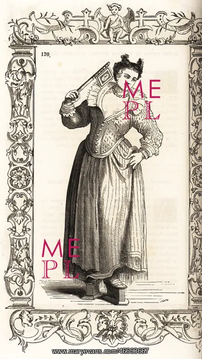 : Venetian prostitute of the 16th century : Venetian prostitute of the 16th century