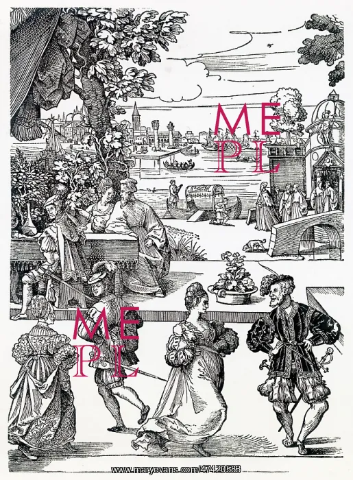 : VENETIANS DANCING 16THC : VENETIANS DANCING 16THC