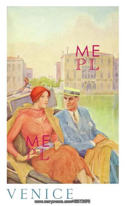 : Venice - 1930s brochure cover : Venice - 1930s brochure cover