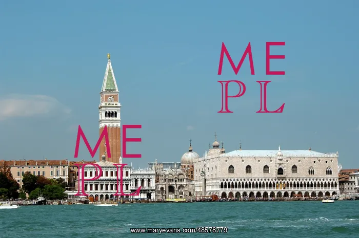 : Venice. Campanile of St. Mark and the Ducal Palace of the D : Venice. Campanile of St. Mark and the Ducal Palace of the D