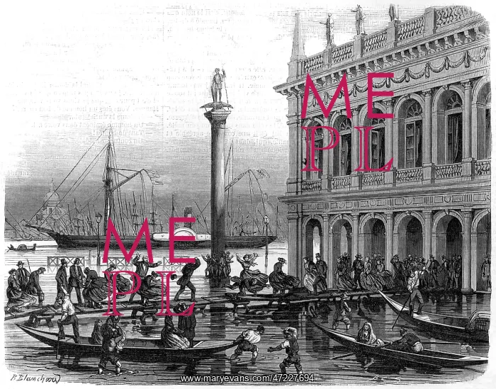  : Venice Flood in Saint Mark's Square