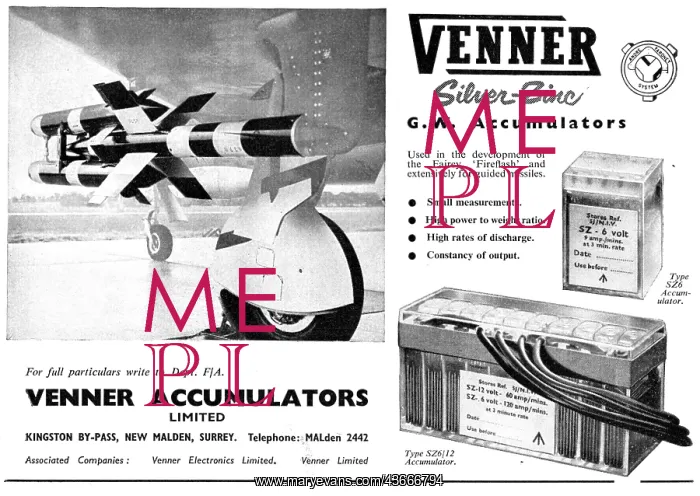 : Venner Accumulators For Missiles : Venner Accumulators For Missiles