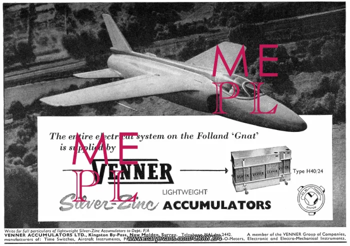 : Venner Silver-Zinc Accumulators : Venner Silver-Zinc Accumulators
