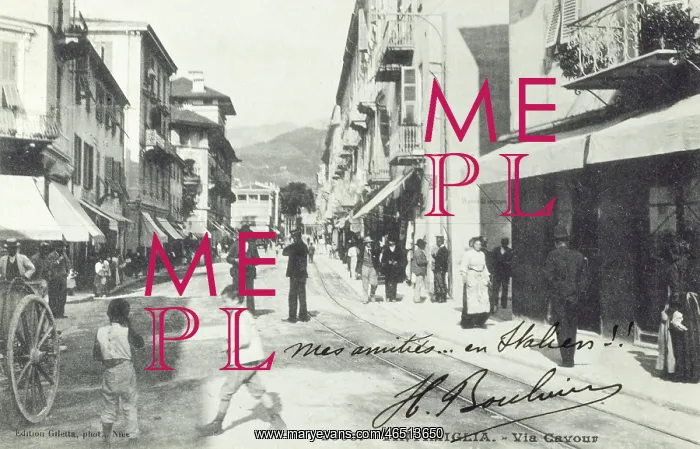 : Ventimiglia, Italy - Via Cavour : Ventimiglia, Italy - Via Cavour