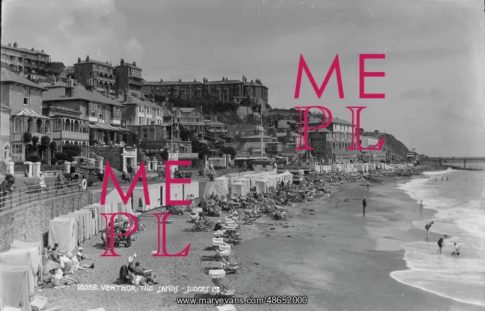 : Ventnor Beach Scene : Ventnor Beach Scene