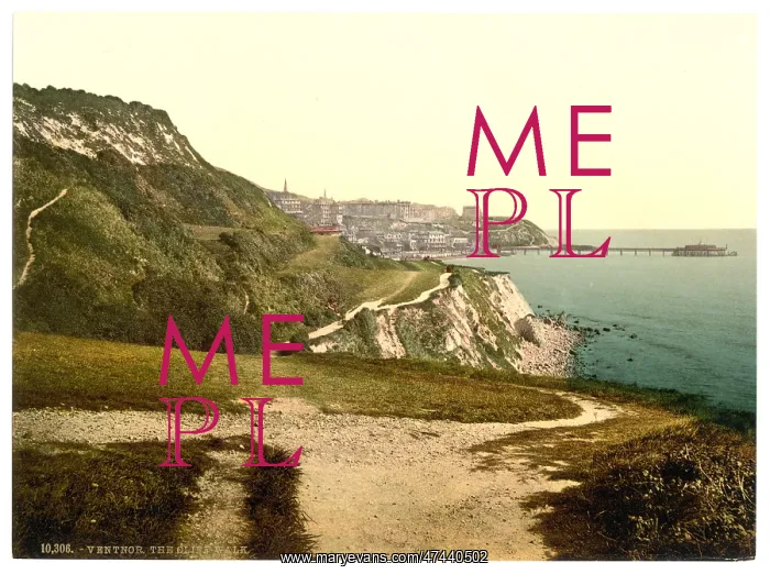 : Ventnor, cliff walk, Isle of Wight, England : Ventnor, cliff walk, Isle of Wight, England