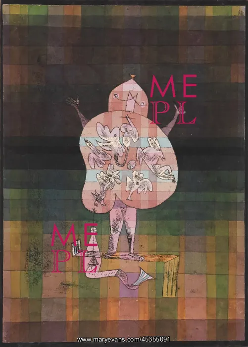 : VENTRILOQUIST AND CRIER IN THE MOOR, by Paul Klee : VENTRILOQUIST AND CRIER IN THE MOOR, by Paul Klee