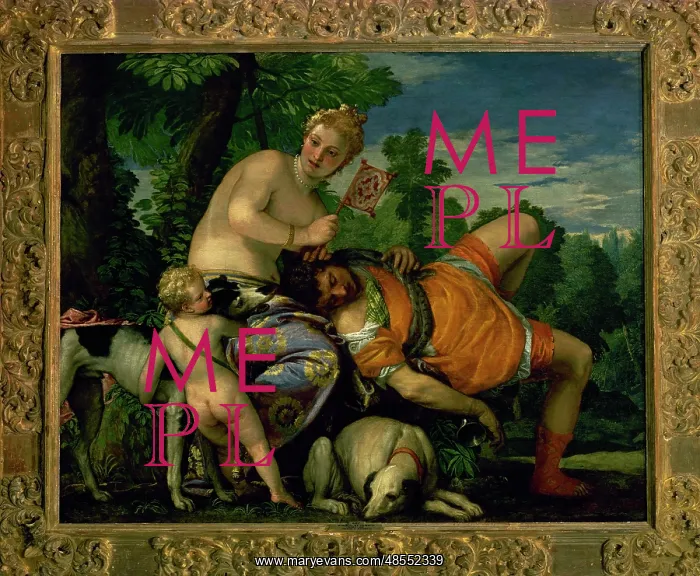 : Venus and Adonis by Paolo Veronese : Venus and Adonis by Paolo Veronese
