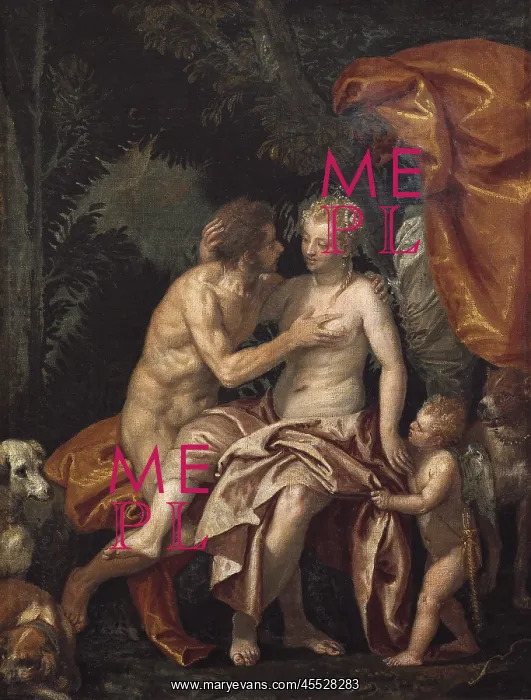 : Venus and Adonis, by Veronese : Venus and Adonis, by Veronese