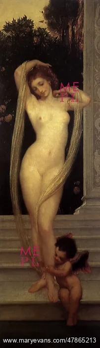  : Venus and Cupid, by Leighton