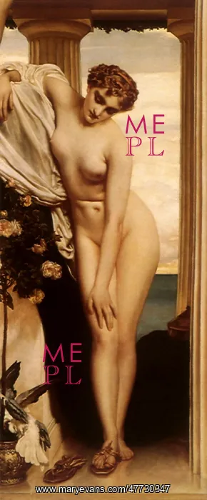 : Venus Disrobing for the Bath, by Leighton : Venus Disrobing for the Bath, by Leighton