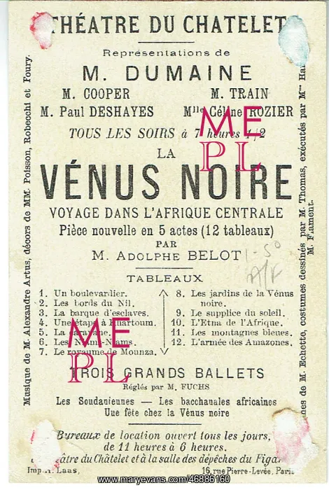 : Venus Noire : Venus Noire