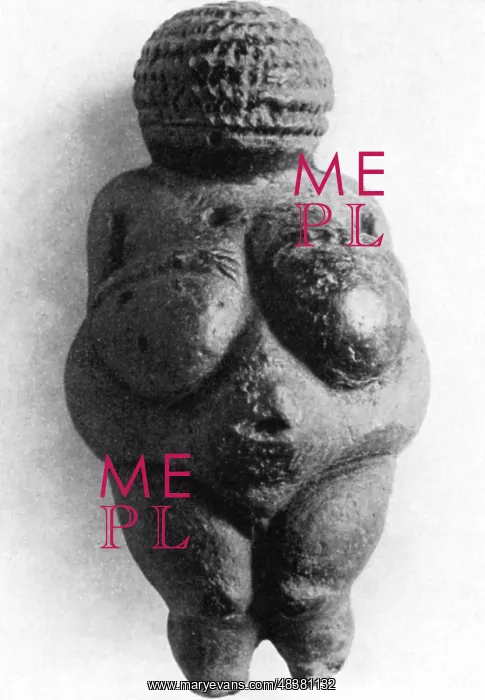 : Venus of Willendorf: Stone age oolitic limestone : Venus of Willendorf: Stone age oolitic limestone