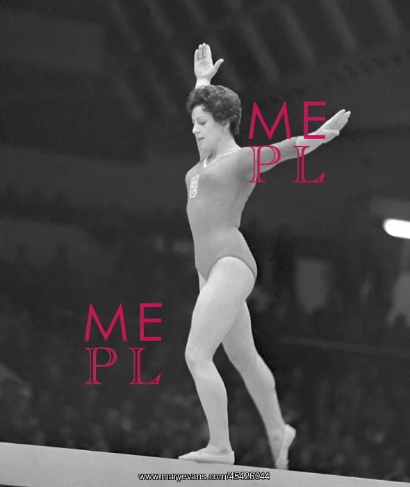 : Vera Caslavska - gymnastics - beam : Vera Caslavska - gymnastics - beam
