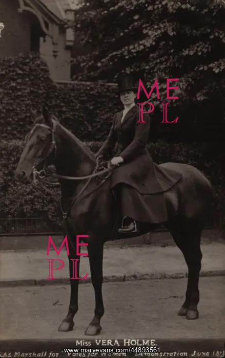  : Vera Holme Marshal at Suffragette March