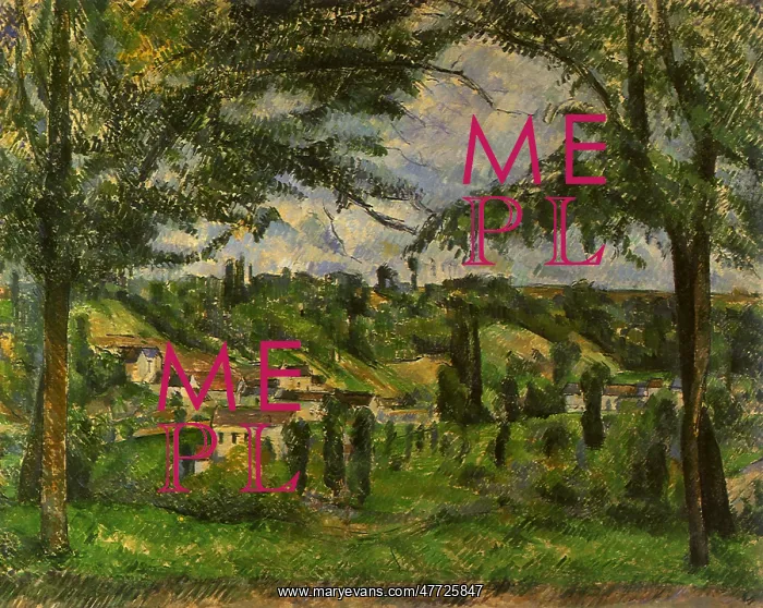  : Verdant Landscape, by Paul Cezanne