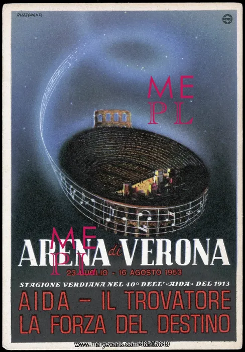 : Verdi Festival Poster : Verdi Festival Poster