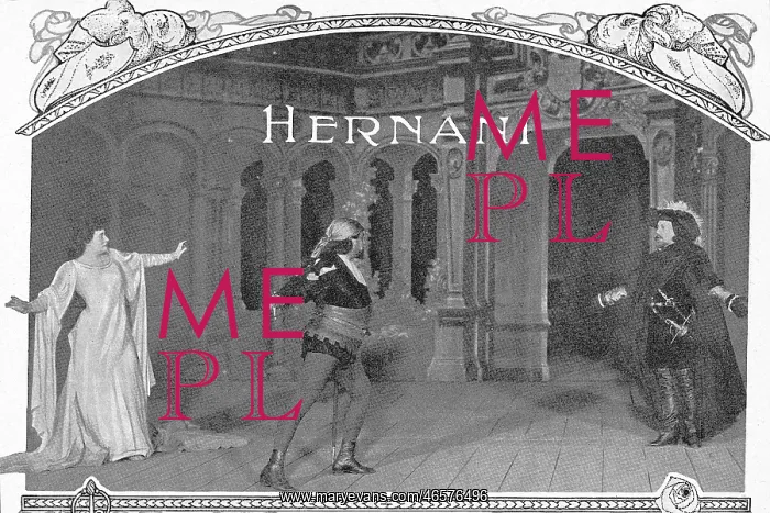 : VERDI, Giuseppe (1813-1901). Hernani, play by : VERDI, Giuseppe (1813-1901). Hernani, play by