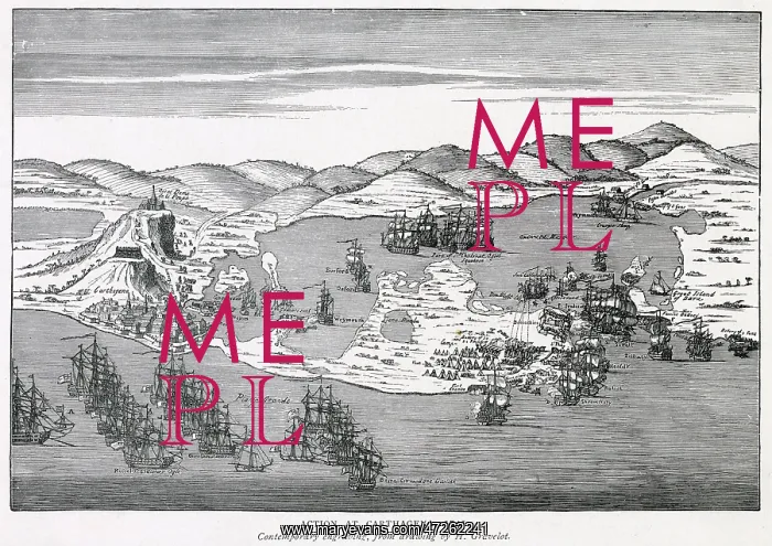 : VERNON AT CARTAGENA / 1741 : VERNON AT CARTAGENA / 1741