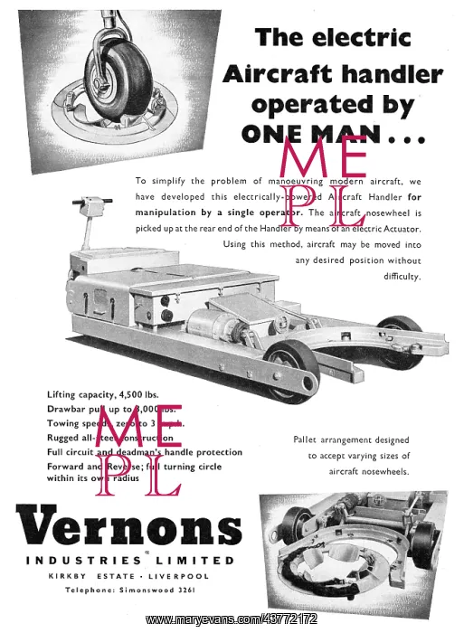 : Vernons Industries Ground Handling Tractors : Vernons Industries Ground Handling Tractors