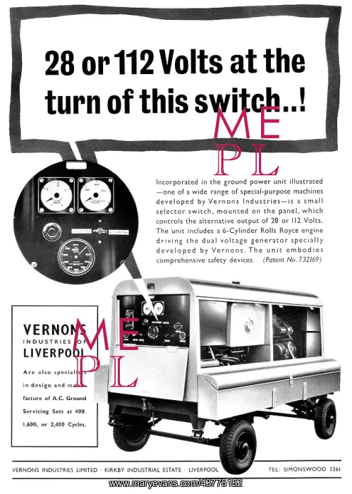 : Vernons Industries Ground Power Units GPU & Generators : Vernons Industries Ground Power Units GPU & Generators