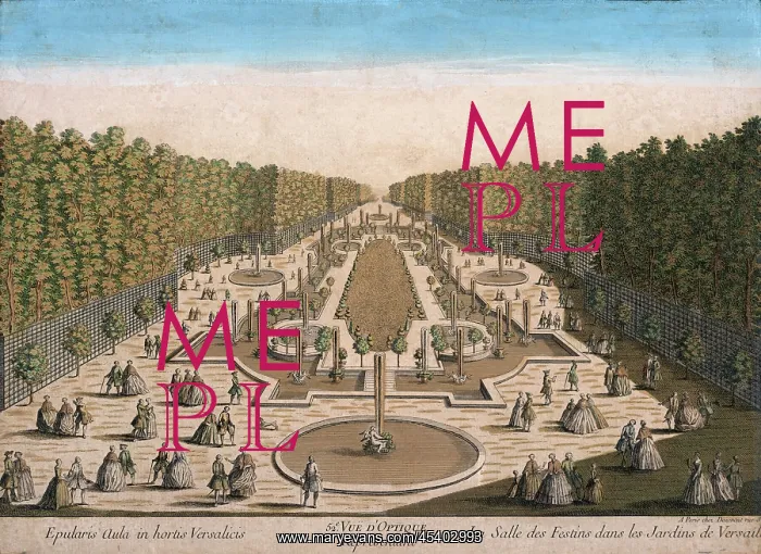 : Versailles print, Freyr castle, Wallonia, Namur, Belgium : Versailles print, Freyr castle, Wallonia, Namur, Belgium